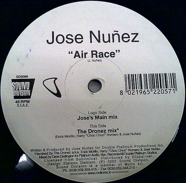 Jose Nuñez - Air Race | Sound Division (SD 0066) - 3