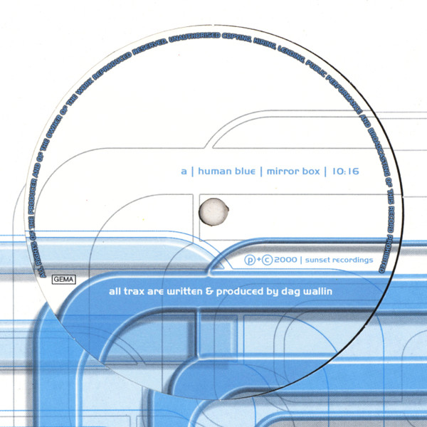 Human Blue - Mirror Box / Spidiot | Sunset Recordings (SUN003) - main