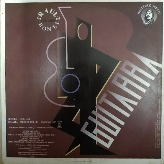 Raul Featuring J. Bonell / Yosier - Guitarra / Mi Tormento | Spitfire Music (SPX-101) - 2