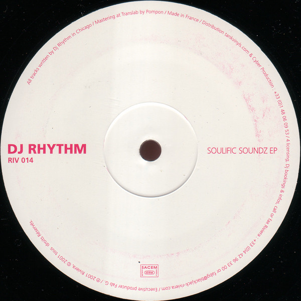 DJ Rhythm - Soulific Soundz EP | Riviera (RIV 014) - 2
