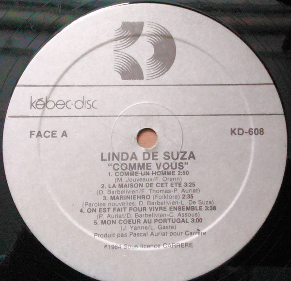 Linda De Suza - Comme Vous | Kébec-Disc (KD-608) - 3 Linda De Suza - Comme Vous | Kébec-Disc (KD-608) - 3