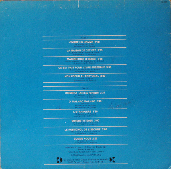 Linda De Suza - Comme Vous | Kébec-Disc (KD-608) - 2 Linda De Suza - Comme Vous | Kébec-Disc (KD-608) - 2