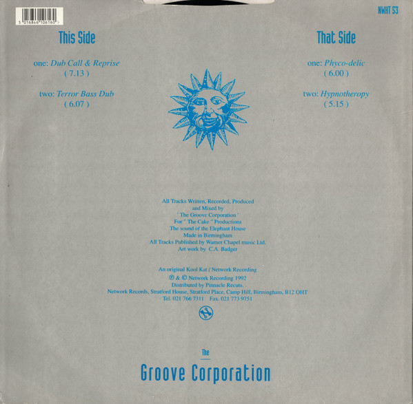 Groove Corporation - Summer Of Dub EP | Network Records (NWKT 53) - 2 Groove Corporation - Summer Of Dub EP | Network Records (NWKT 53) - 2