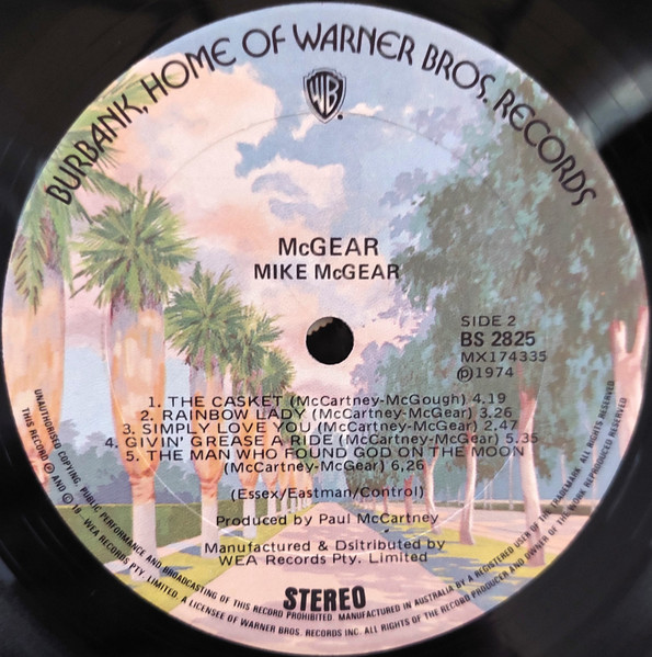 Mike McGear - McGear | Warner Bros. Records (BS 2825) - 4 Mike McGear - McGear | Warner Bros. Records (BS 2825) - 4