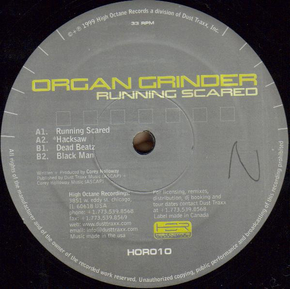 Organ Grinda - Running Scared | High Octane Recordings (HOR010)