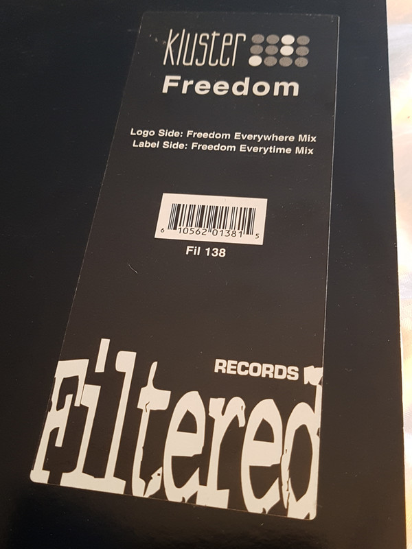Kluster - Freedom | Filtered Records (FIL-138) - 2