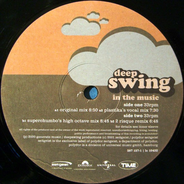 Deep Swing - In The Music (Worldwide Edition) | Zeitgeist (587 157-1) - 4