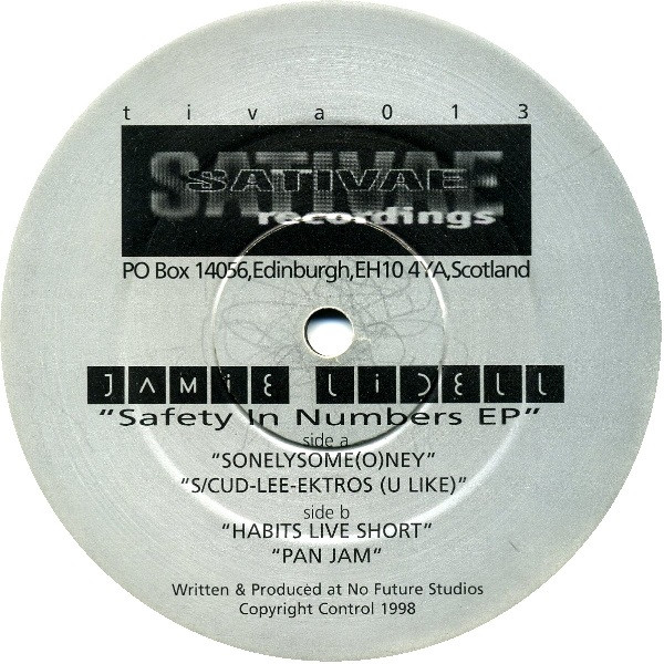 Jamie Lidell - Safety In Numbers EP | Sativae Recordings (tiva013)