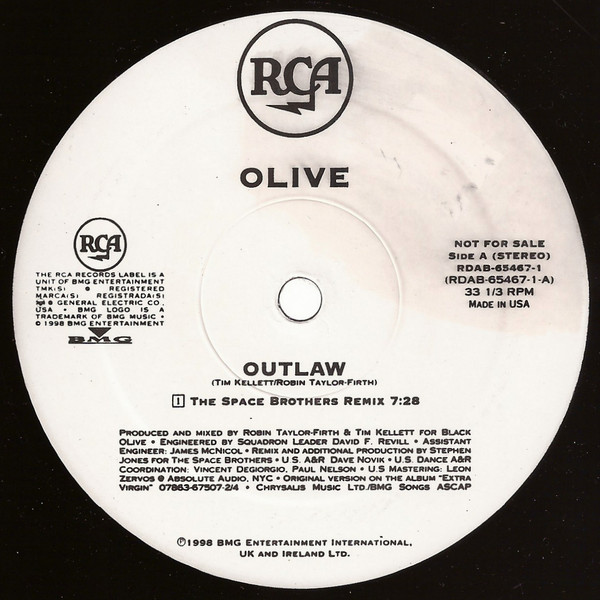 Olive - Outlaw | RCA (RDAB-65467-1) - main Olive - Outlaw | RCA (RDAB-65467-1) - main
