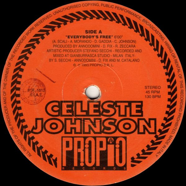 Celeste Johnson - Everybody's Free | Propio Records (PR 1012)