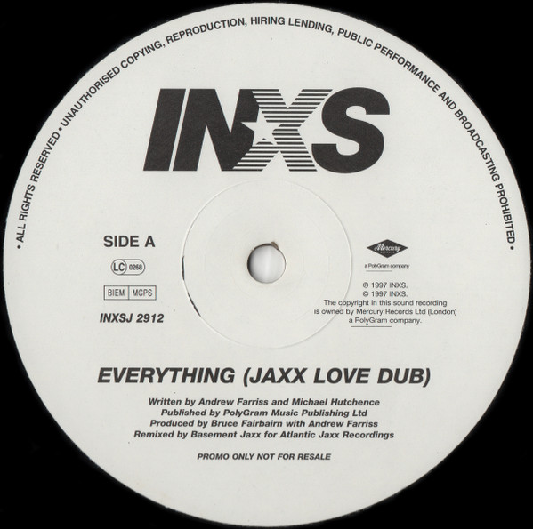 INXS - Everything | Mercury (INXSJ 2912) - main