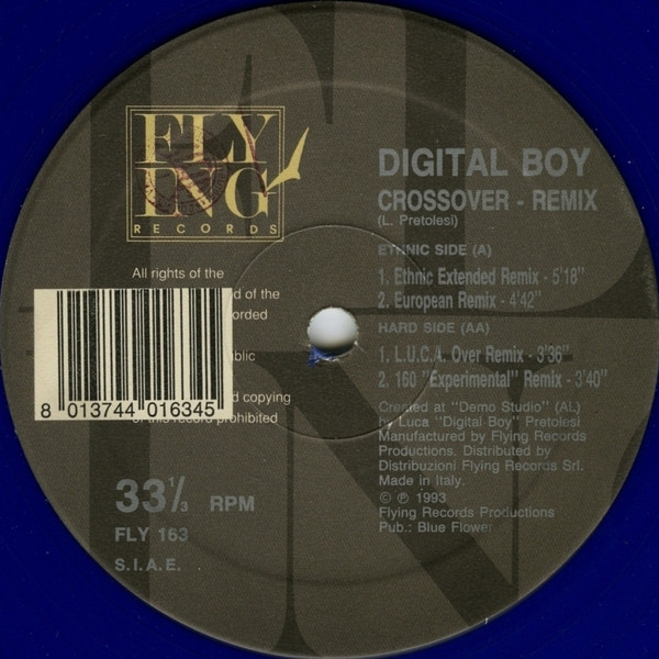 Digital Boy - Crossover (Remix) | Flying Records (FLY 163)