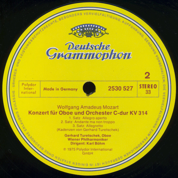 Flötenkonzert (= Flute Concerto) Nr. 1 ∙ Oboenkonzert (= Oboe Concerto)