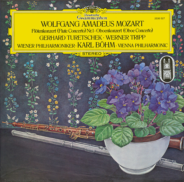 Wolfgang Amadeus Mozart , Gerhard Turetschek ∙ Werner Tripp , Wiener Philharmoniker ∙ Karl Böhm - Flötenkonzert (= Flute Concerto) Nr. 1 ∙ Oboenkonzert (= Oboe Concerto) | Deutsche Grammophon (2530 527)