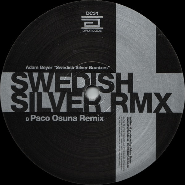 Adam Beyer - Swedish Silver Rmx | Drumcode (DC34) - 2