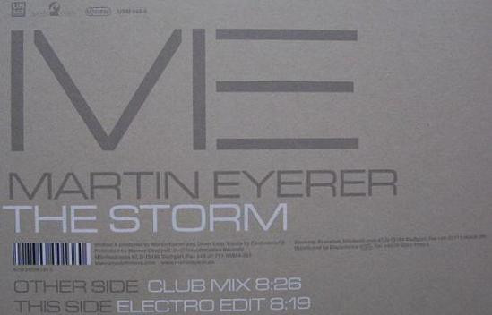 Martin Eyerer - The Storm | Unsubmissive Records (USM 044-6) - 2