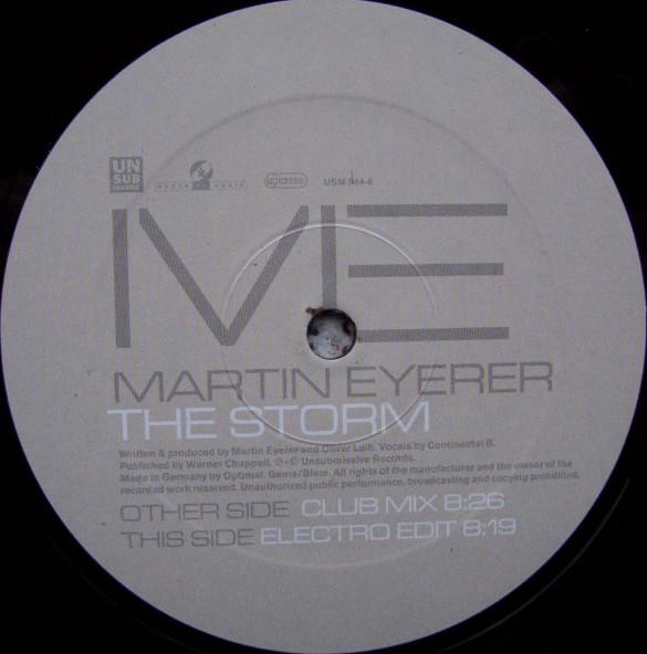 Martin Eyerer - The Storm | Unsubmissive Records (USM 044-6) - 4