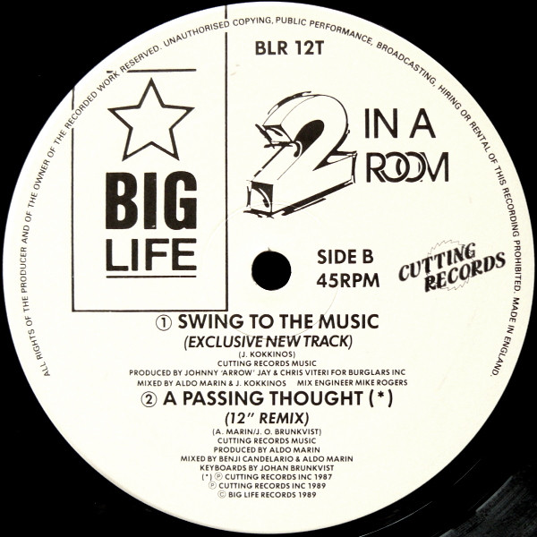 2 In A Room - Somebody In The House Say Yeah! | Big Life (BLR 12T) - 4