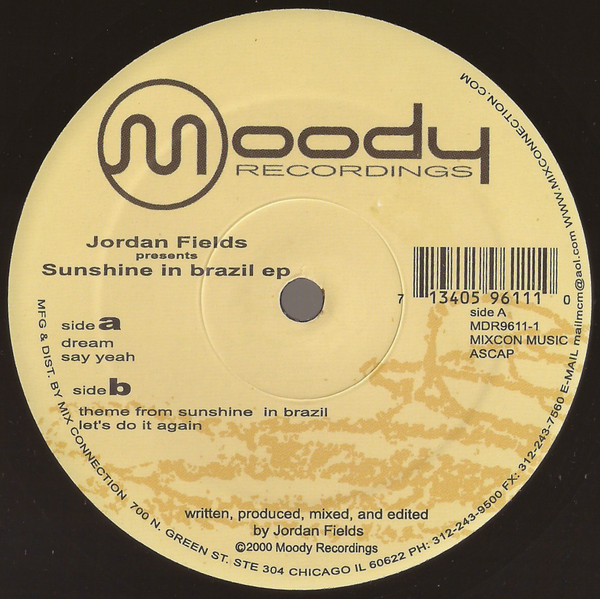 Jordan Fields - Sunshine In Brazil EP | Moody Recordings (MDR9611-1)