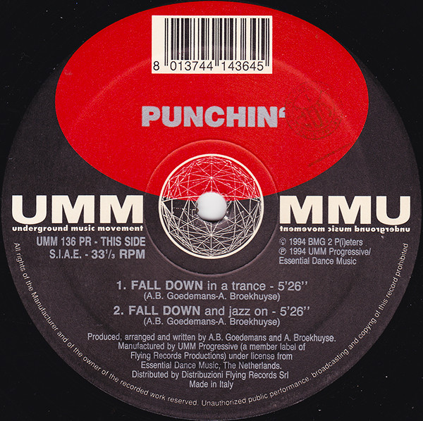 Punching - Fall Down / Freedom | UMM (UMM 136 PR)
