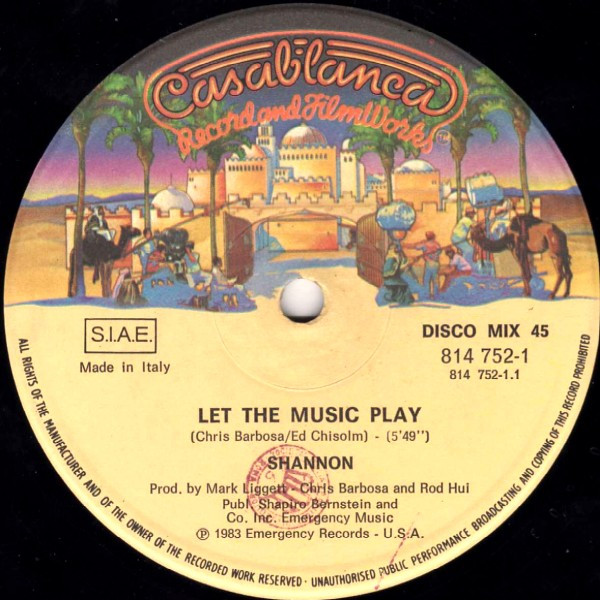 Shannon - Let The Music Play | Casablanca (814 752-1)