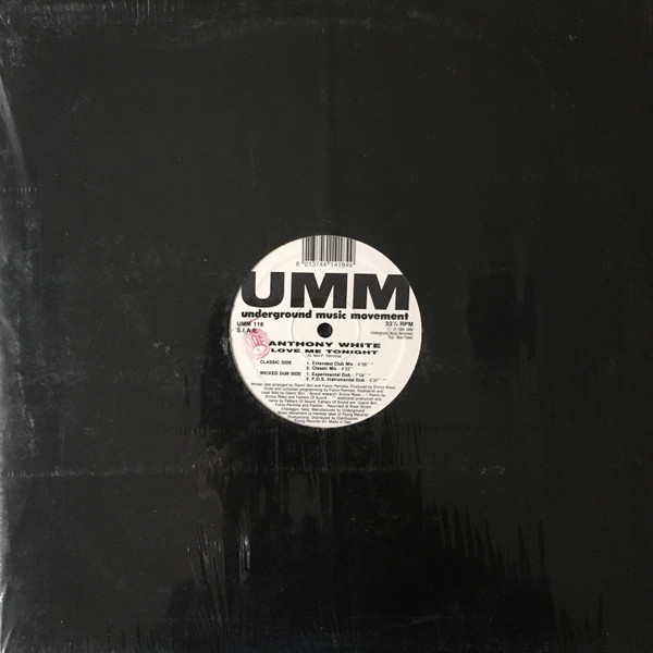 Anthony White - Love Me Tonight | UMM (UMM 118) - 3 Anthony White - Love Me Tonight | UMM (UMM 118) - 3