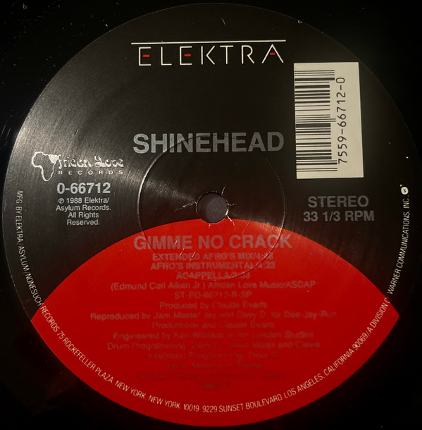 Shinehead - Gimme No Crack | Elektra (0-66712) - 4 Shinehead - Gimme No Crack | Elektra (0-66712) - 4
