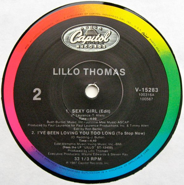 Lillo Thomas - Sexy Girl | Capitol Records (V-15283) - 6