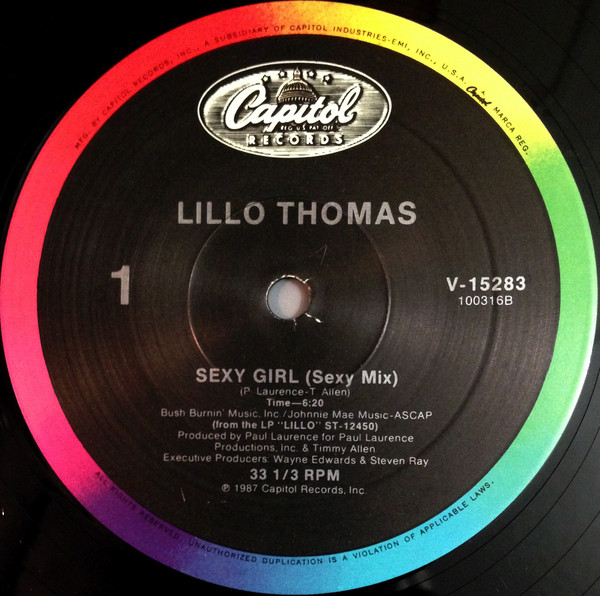 Lillo Thomas - Sexy Girl | Capitol Records (V-15283) - 3