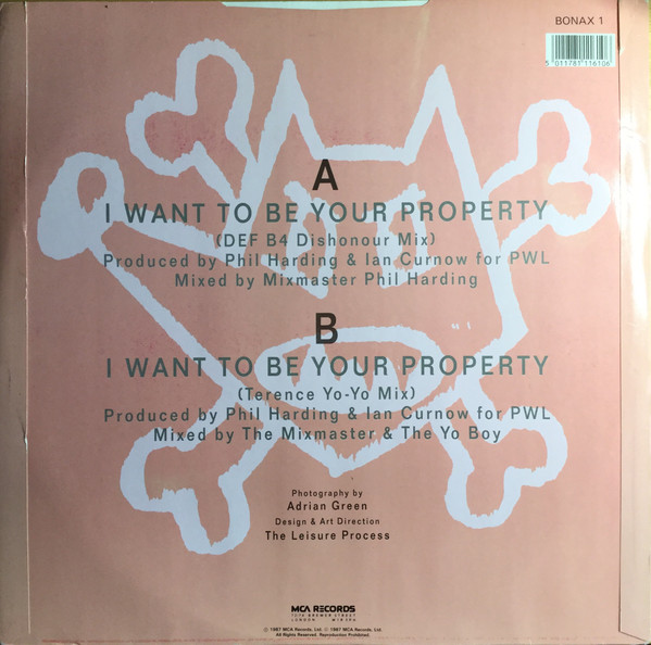 Blue Mercedes - I Want To Be Your Property | MCA Records (BONAX 1) - 2 Blue Mercedes - I Want To Be Your Property | MCA Records (BONAX 1) - 2
