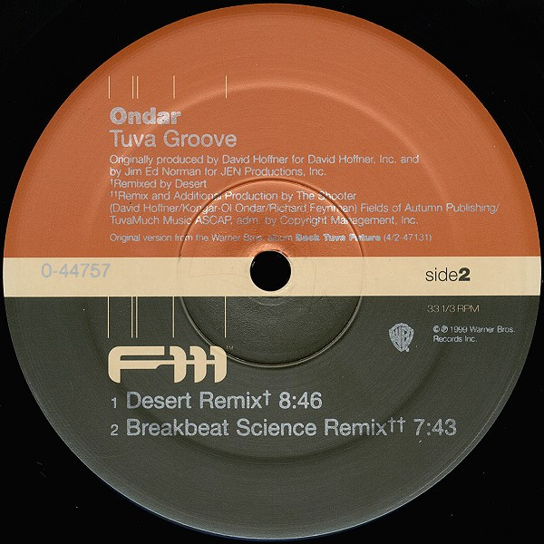 Ondar - Tuva Groove | Warner Bros. Records (0-44757) - 4 Ondar - Tuva Groove | Warner Bros. Records (0-44757) - 4