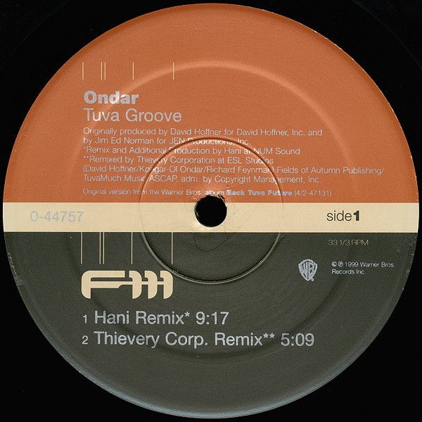 Ondar - Tuva Groove | Warner Bros. Records (0-44757) - 3 Ondar - Tuva Groove | Warner Bros. Records (0-44757) - 3