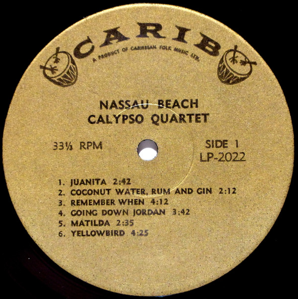 Nassau Beach Calypso Quartet - Nassau Beach Calypso Quartet | Carib (LP-2022) - 3 Nassau Beach Calypso Quartet - Nassau Beach Calypso Quartet | Carib (LP-2022) - 3