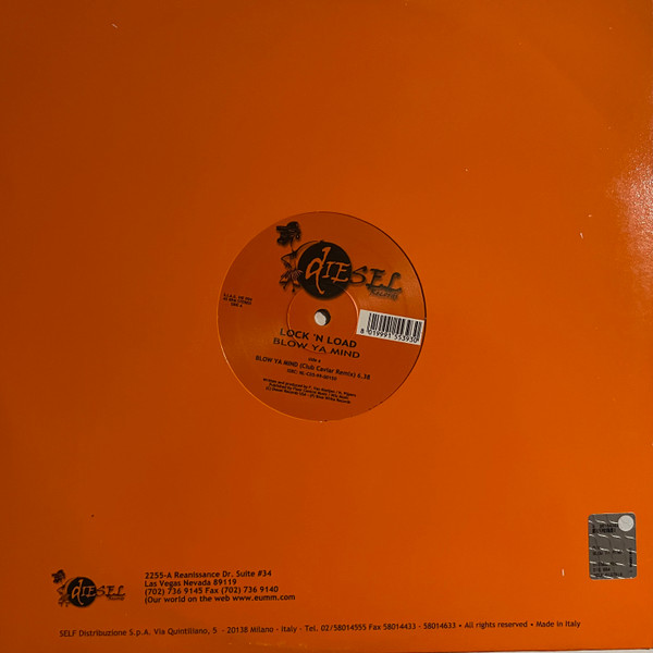 Lock 'N Load - Blow Ya Mind | Diesel Records (DIE 004) - 2