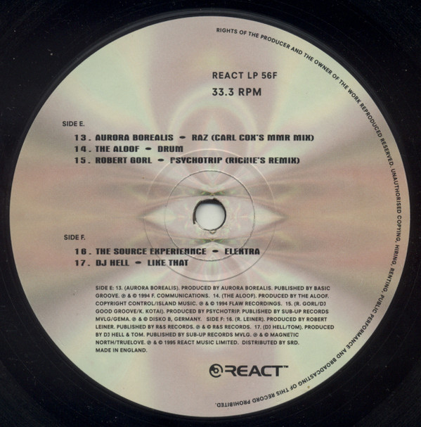 Carl Cox - F•A•C•T | React (REACT LP 56) - 9