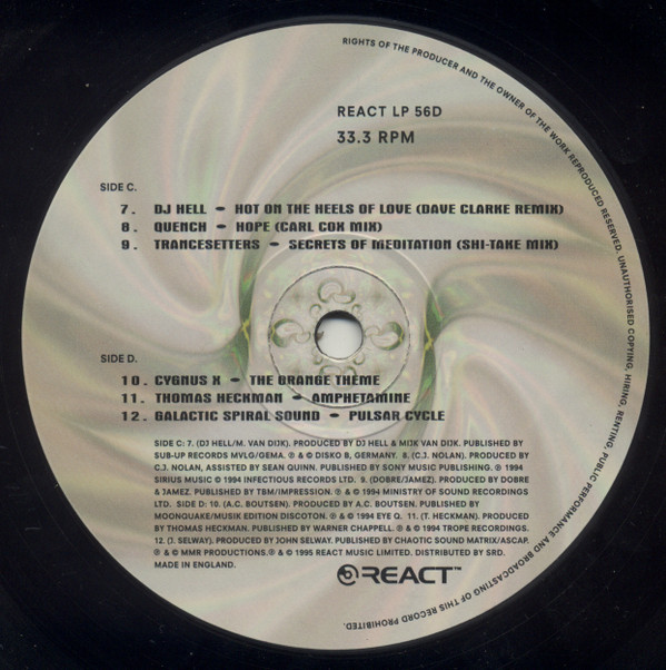 Carl Cox - F•A•C•T | React (REACT LP 56) - 7