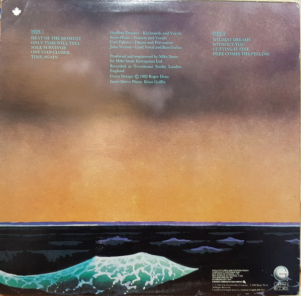 Asia - Asia | Geffen Records (XGHS 2008) - 2 Asia - Asia | Geffen Records (XGHS 2008) - 2