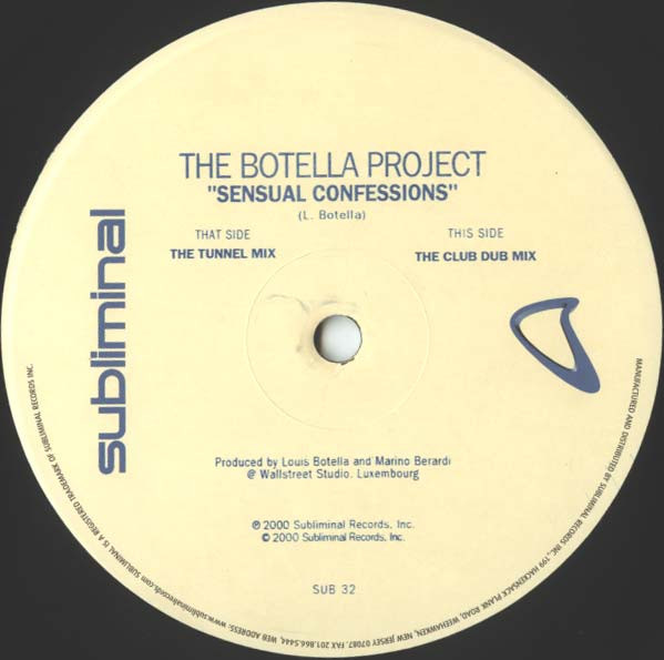 Louis Botella - Sensual Confessions | Subliminal (SUB 32) - 2 Louis Botella - Sensual Confessions | Subliminal (SUB 32) - 2