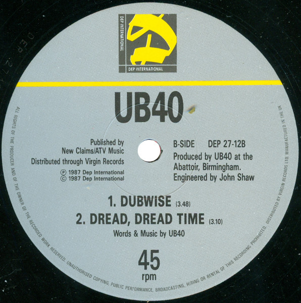 UB40 - Maybe Tomorrow | DEP International (DEP 27-12) - 4 UB40 - Maybe Tomorrow | DEP International (DEP 27-12) - 4