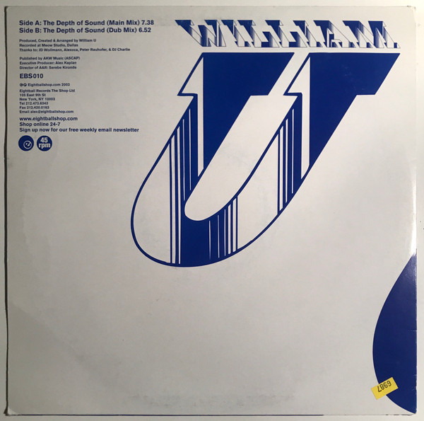 William Umana - The Depth Of Sound | Eightball Records (EBS010) - 2