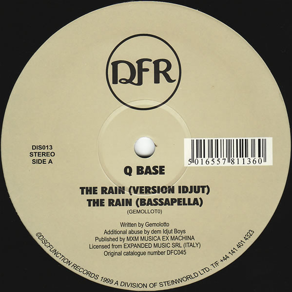 Q Base - The Rain | Discfunction (DIS013)