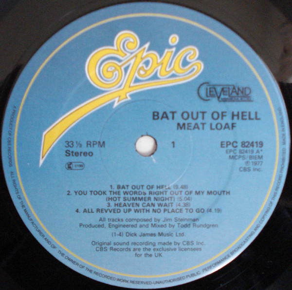 Bat Out Of Hell