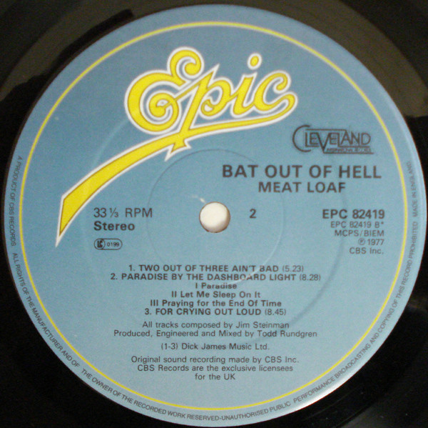 Bat Out Of Hell