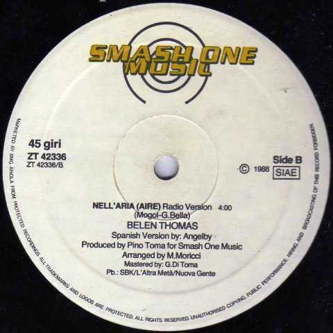 Belen Thomas - Aire | Smash One Music (ZT 42336) - 4 Belen Thomas - Aire | Smash One Music (ZT 42336) - 4