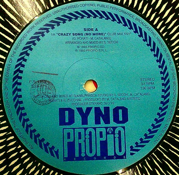 Dyno - Crazy Song | Propio Records (PR 1013) - 2