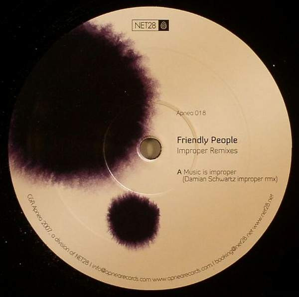 Friendly People - Improper Remixes | Apnea (Apnea 018) - main Friendly People - Improper Remixes | Apnea (Apnea 018) - main