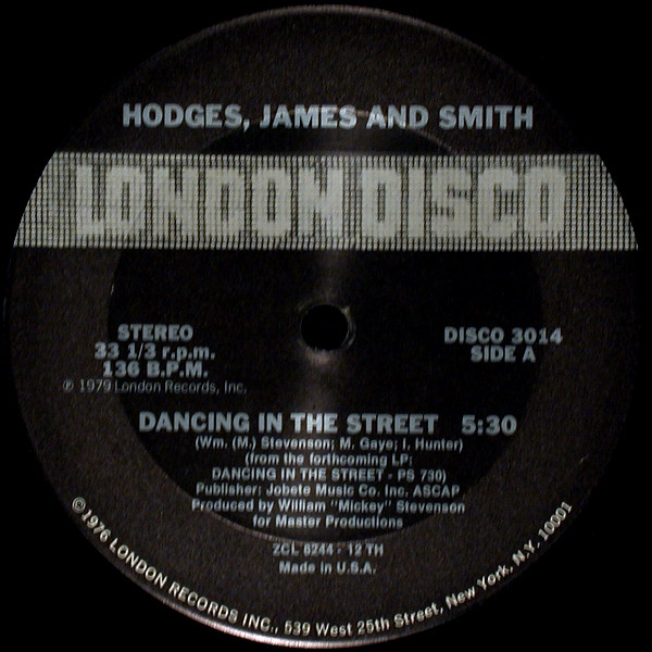 Hodges, James And Smith - Dancing In The Street | London Disco (DISCO 3014)