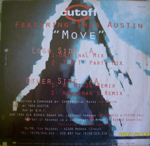 Cutoff Feat. Thea Austin - Move | Got It (GTR 594005) - 2 Cutoff Feat. Thea Austin - Move | Got It (GTR 594005) - 2