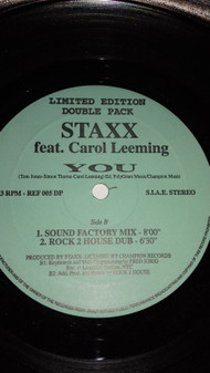 Staxx Feat. Carol Leeming - You | Reform (REF 005 DP)