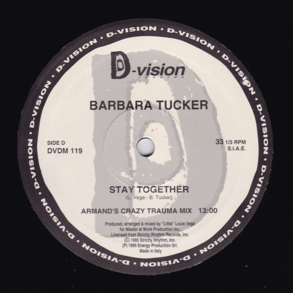 Barbara Tucker - Stay Together | D:vision Records (DVDM 119) - 5 Barbara Tucker - Stay Together | D:vision Records (DVDM 119) - 5